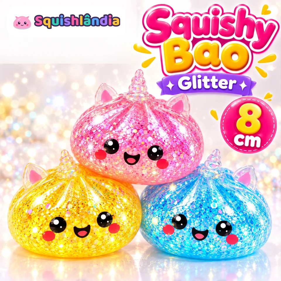 Bao Unicórnio Glitter